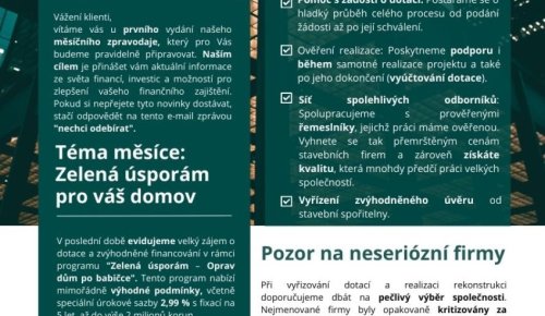 Leden FINANCE V KOSTCE